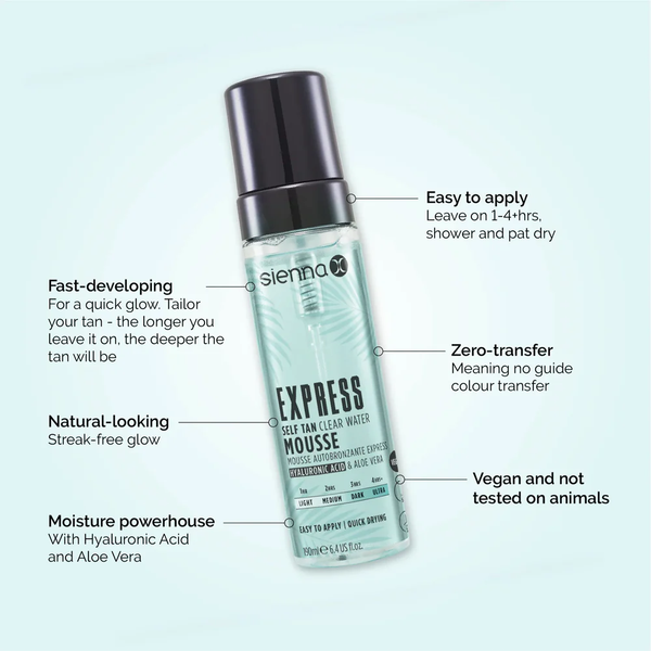 Express Clear Self Tan vatnsmousse