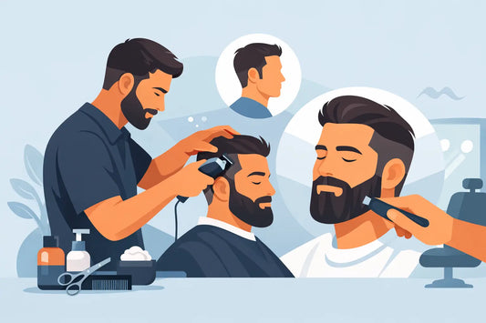 Barber klipping og skegg sem skilar réttu útliti