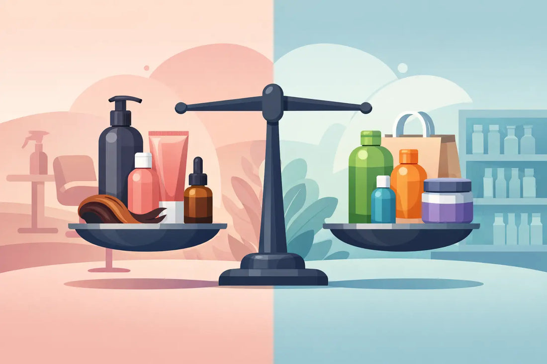 Salon products vs drugstore - hvað borgar sig?