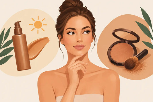 Sjálfbrúnka eða bronzer? Veldu rétta leiðina