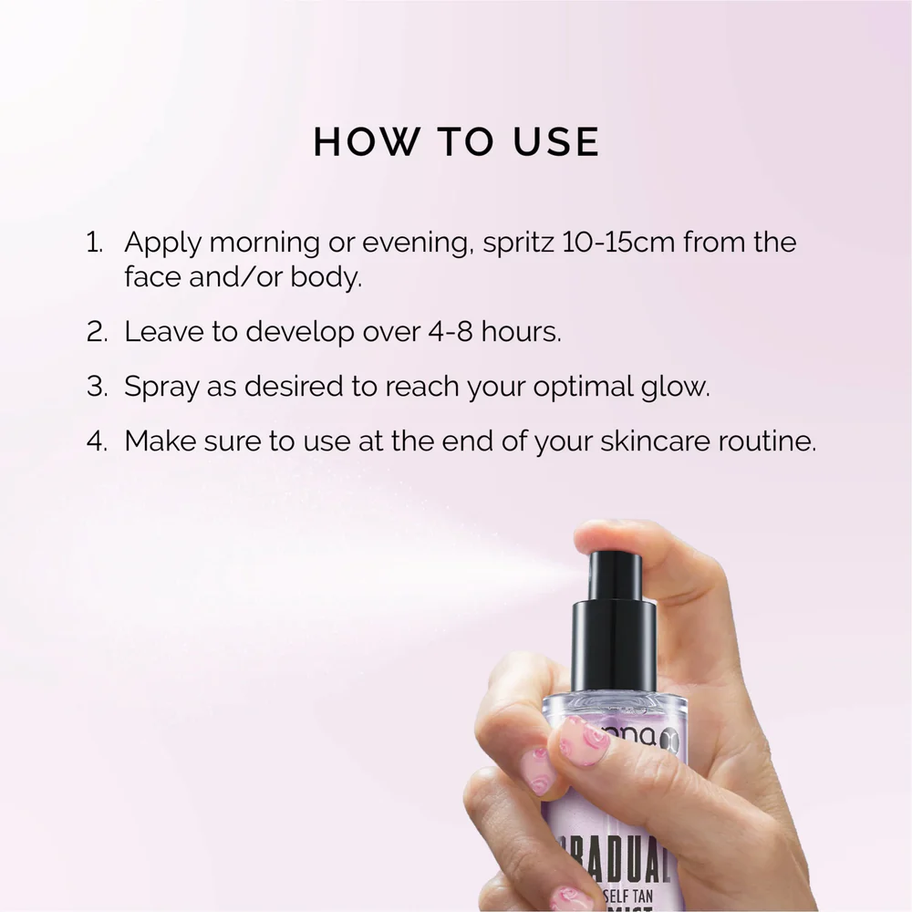 Gradual Organic* Self Tan Rose Mist