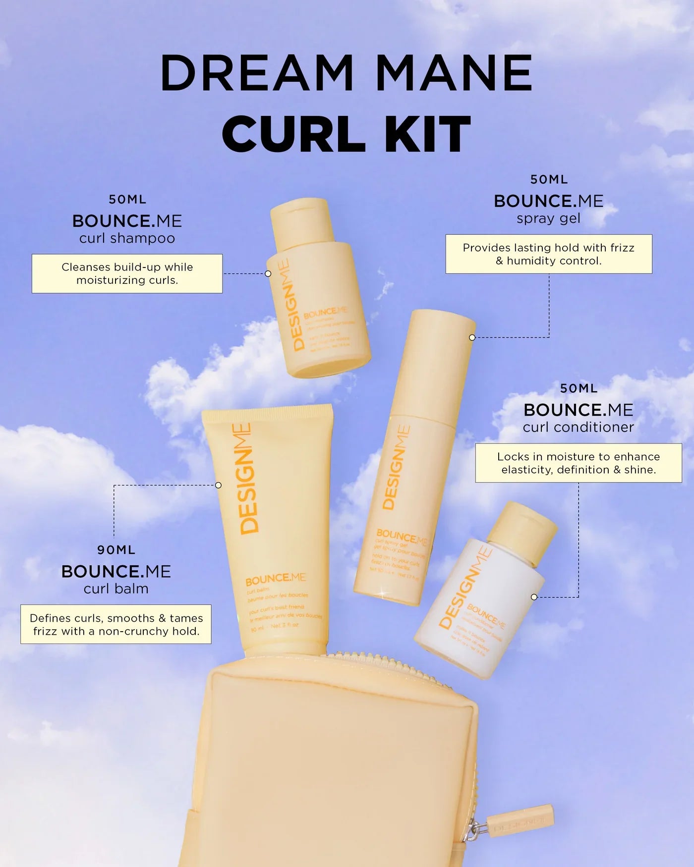 BOUNCE.ME Dream Mane Curl Kit