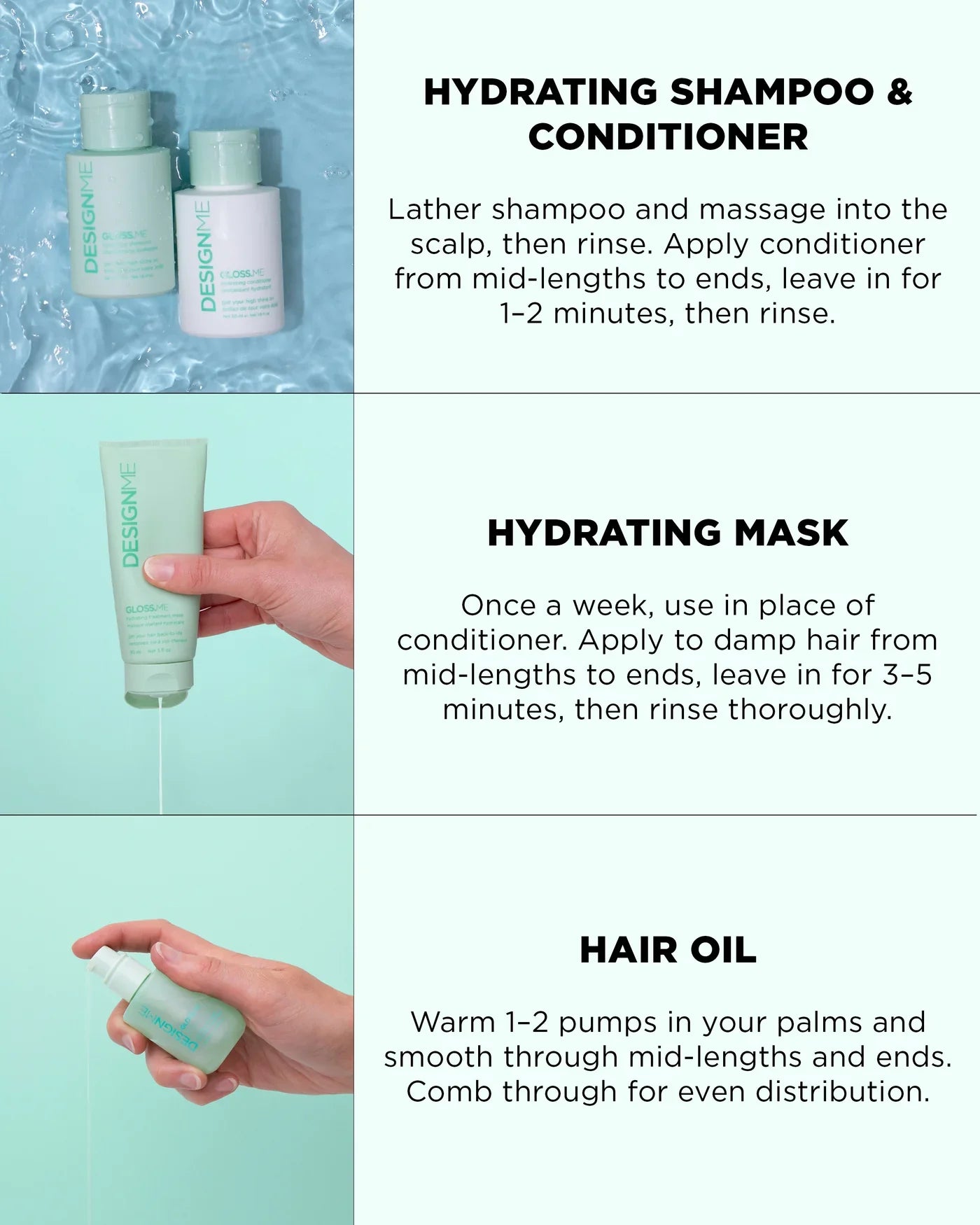 GLOSS.ME Dream Mane Hydra & Shine Kit