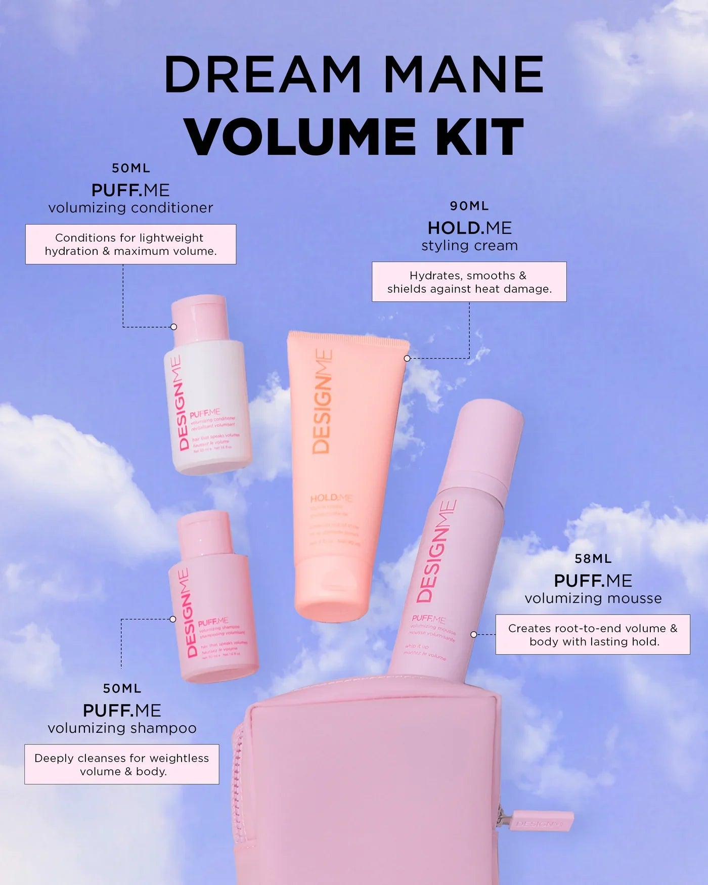 PUFF.ME Volume Dream Mane Kit