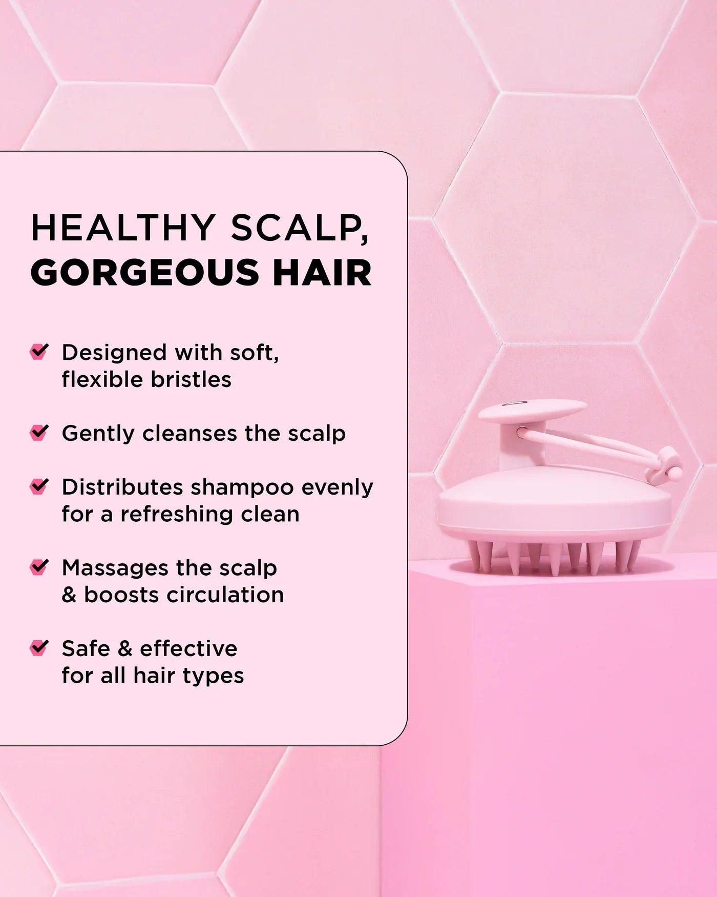 Gentle Silicone Scalp Brush